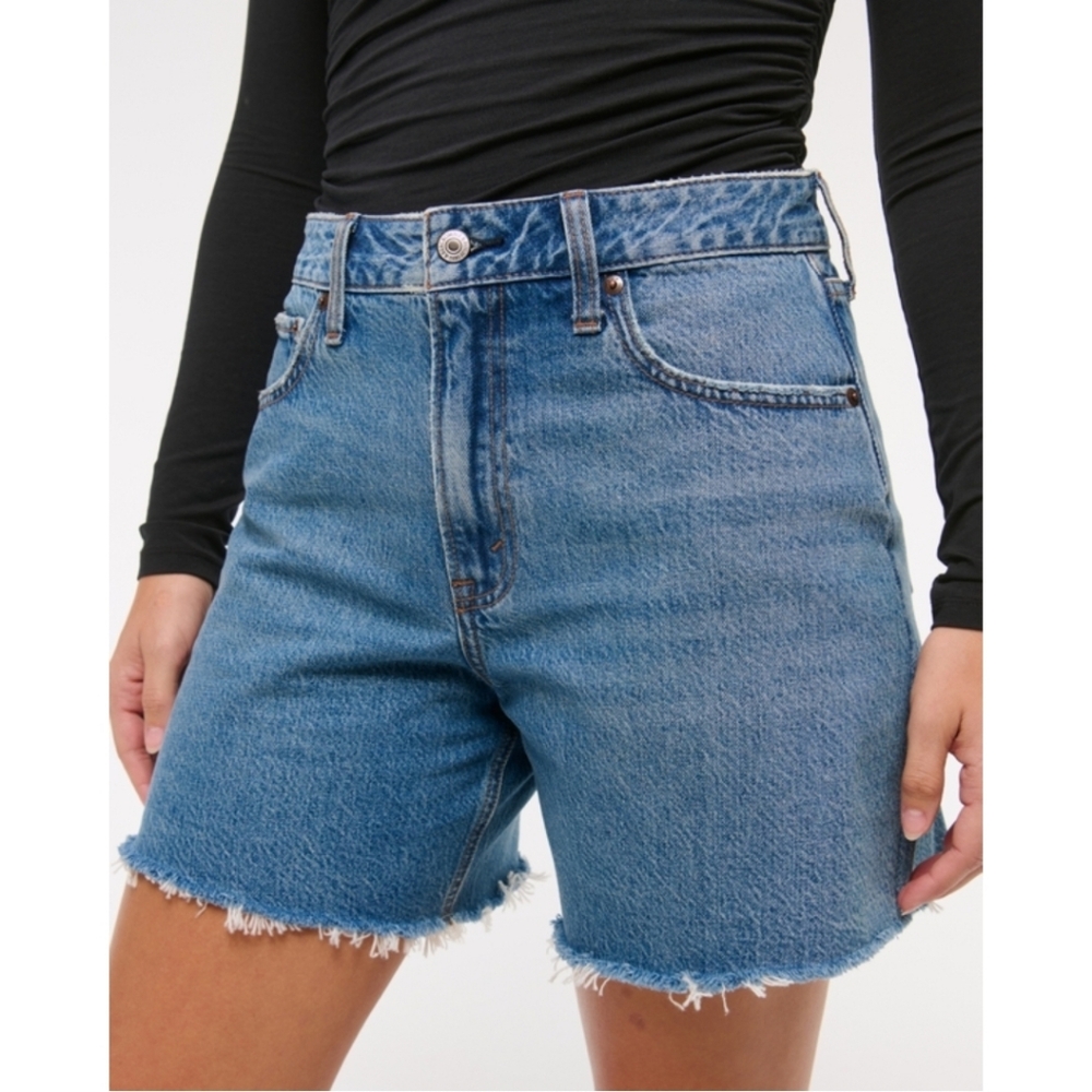NWT Abercrombie & Fitch Curve Love The Loose Short High Rise Size 36